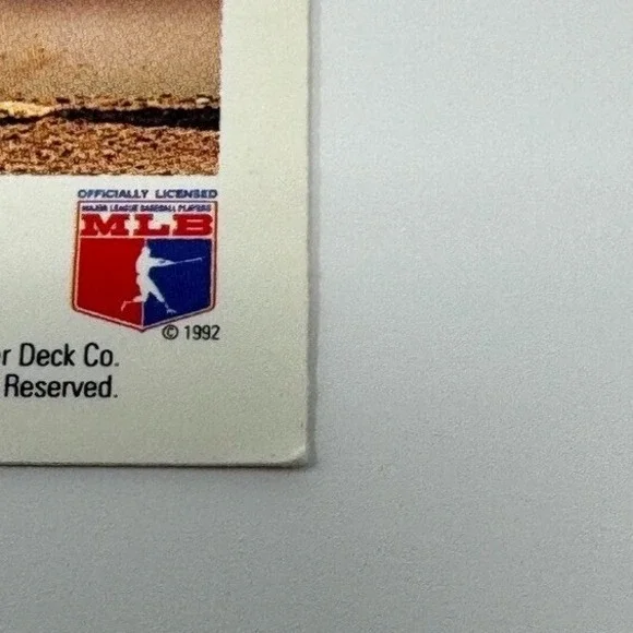 1992 Upper Deck Mark Portugal Astros Baseball Card - Picture 10 of 14